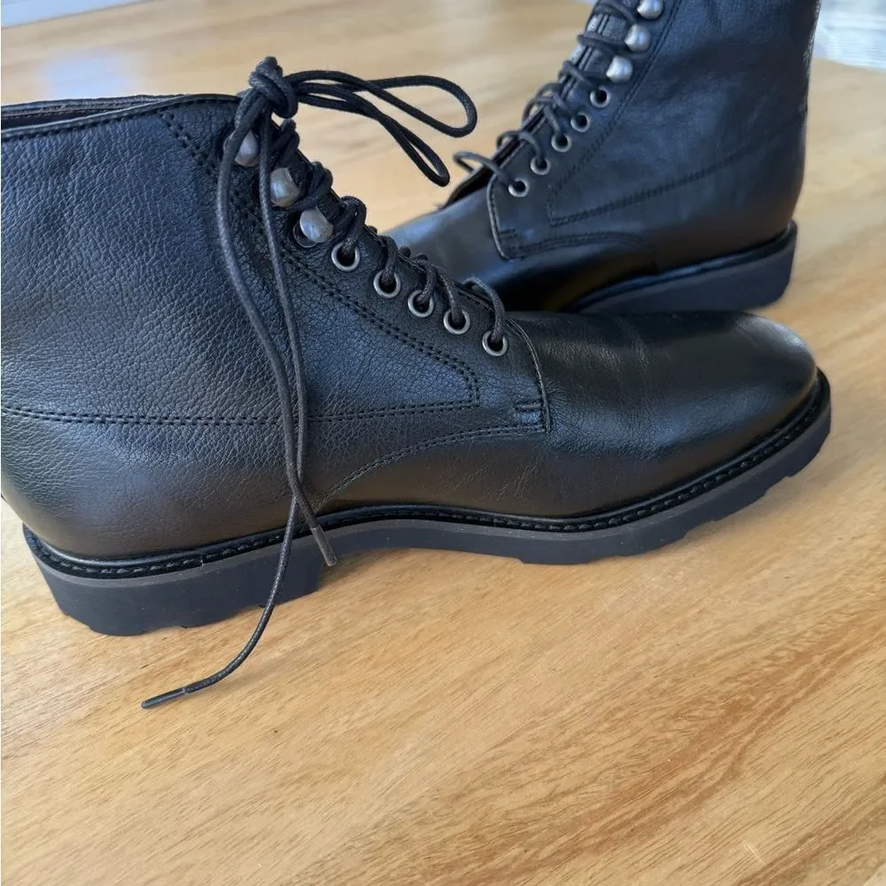 New!  Gordon Rush Austin Lace Up Chukka Boots Leather Black Size 9.5B